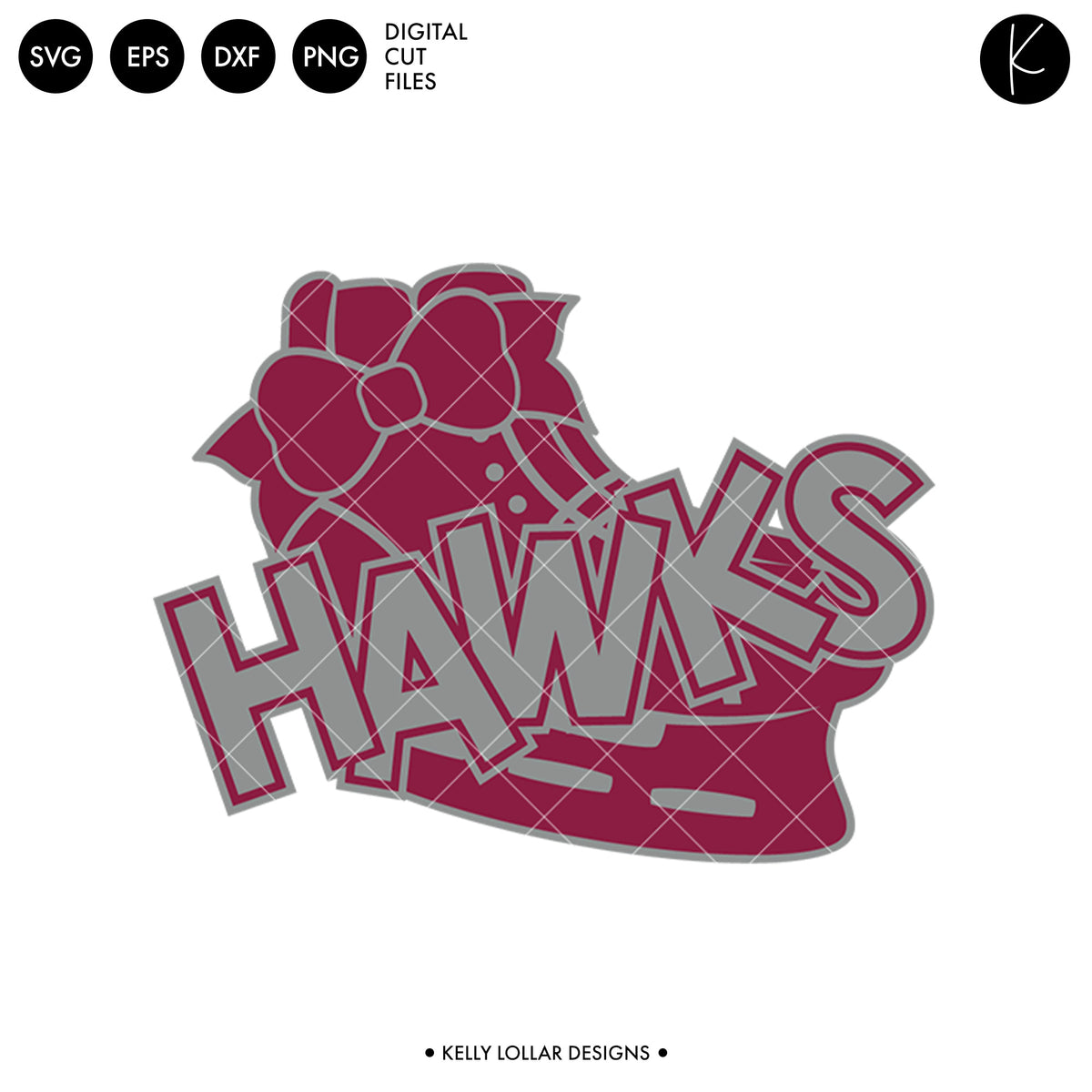 Hawks Hockey Bundle | SVG DXF EPS PNG Cut Files