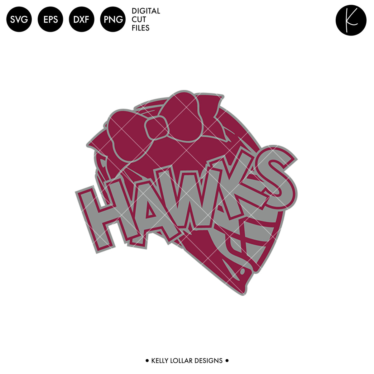 Hawks Lacrosse Bundle | SVG DXF EPS PNG Cut Files