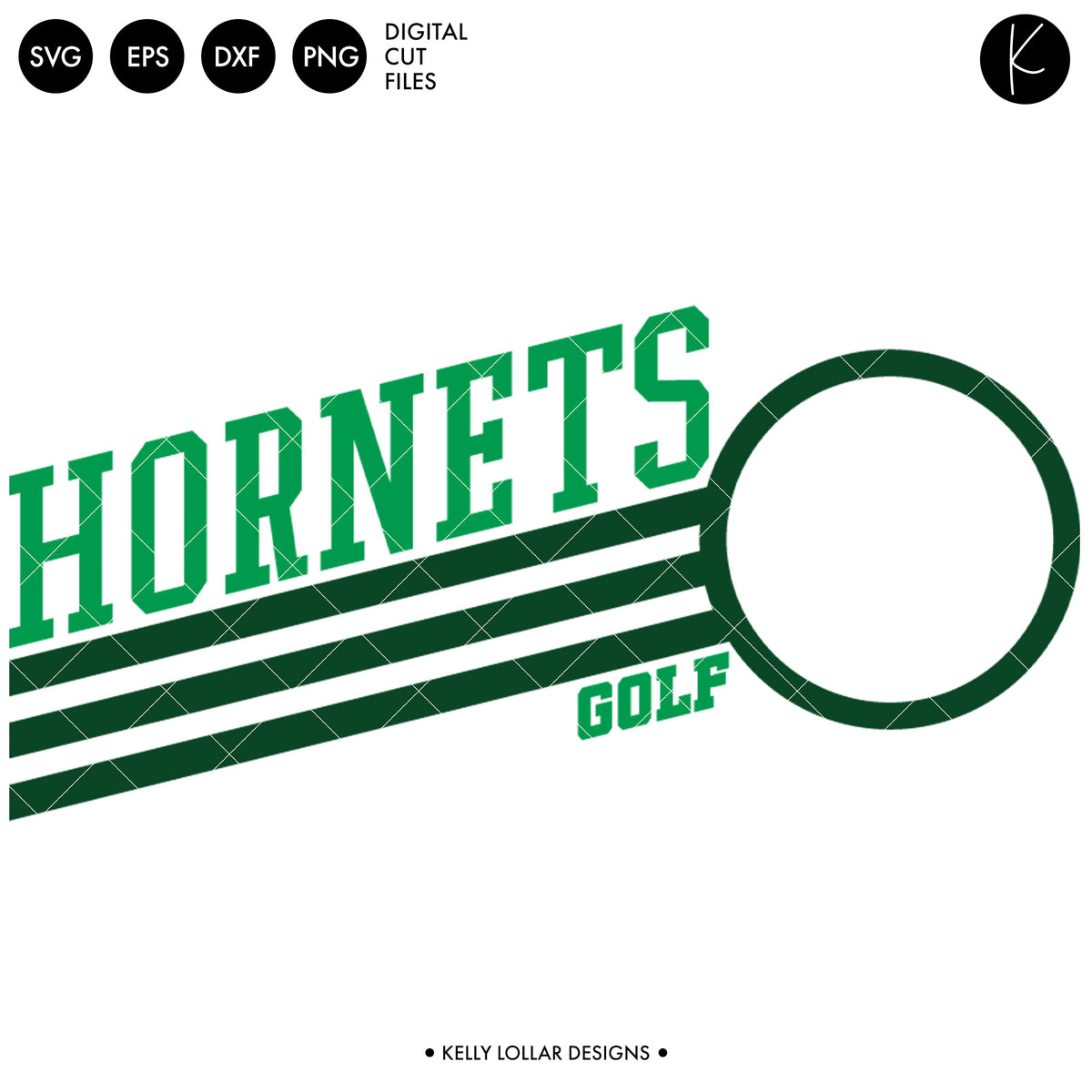 Hornets Golf Bundle | SVG DXF EPS PNG Cut Files