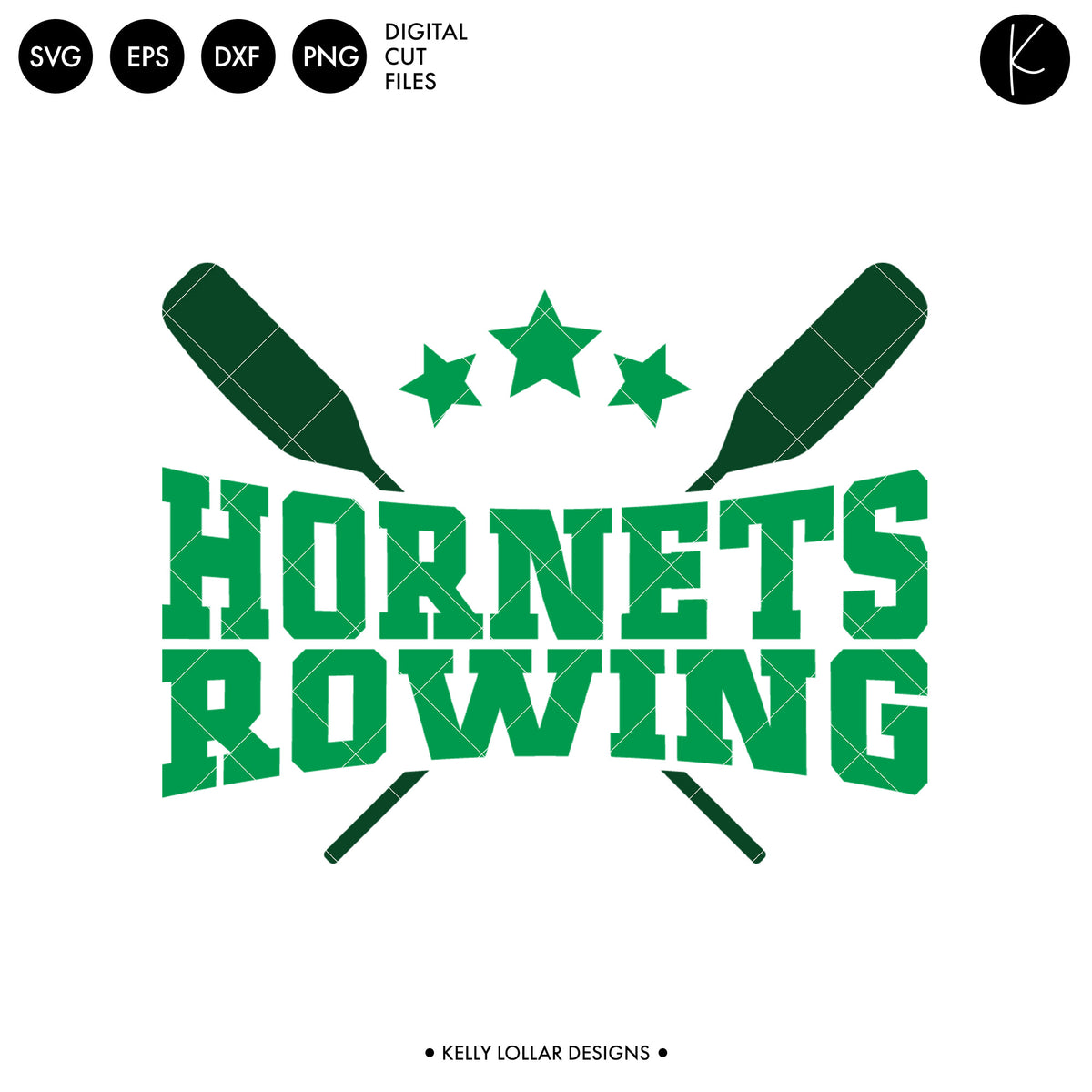 Hornets Rowing Crew Bundle | SVG DXF EPS PNG Cut Files
