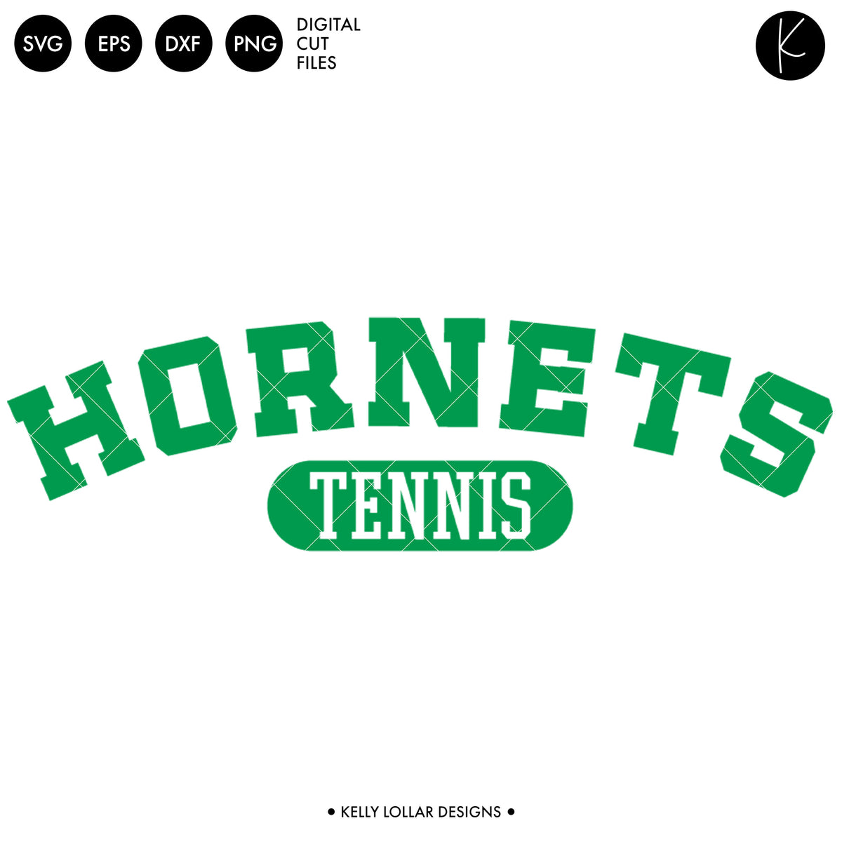 Hornets Tennis Bundle | SVG DXF EPS PNG Cut Files
