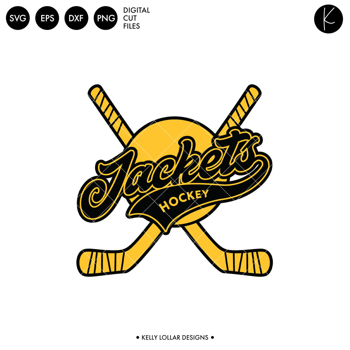 Jackets Hockey Bundle | SVG DXF EPS PNG Cut Files