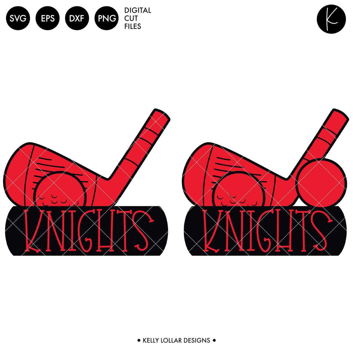 Knights Golf Bundle | SVG DXF EPS PNG Cut Files