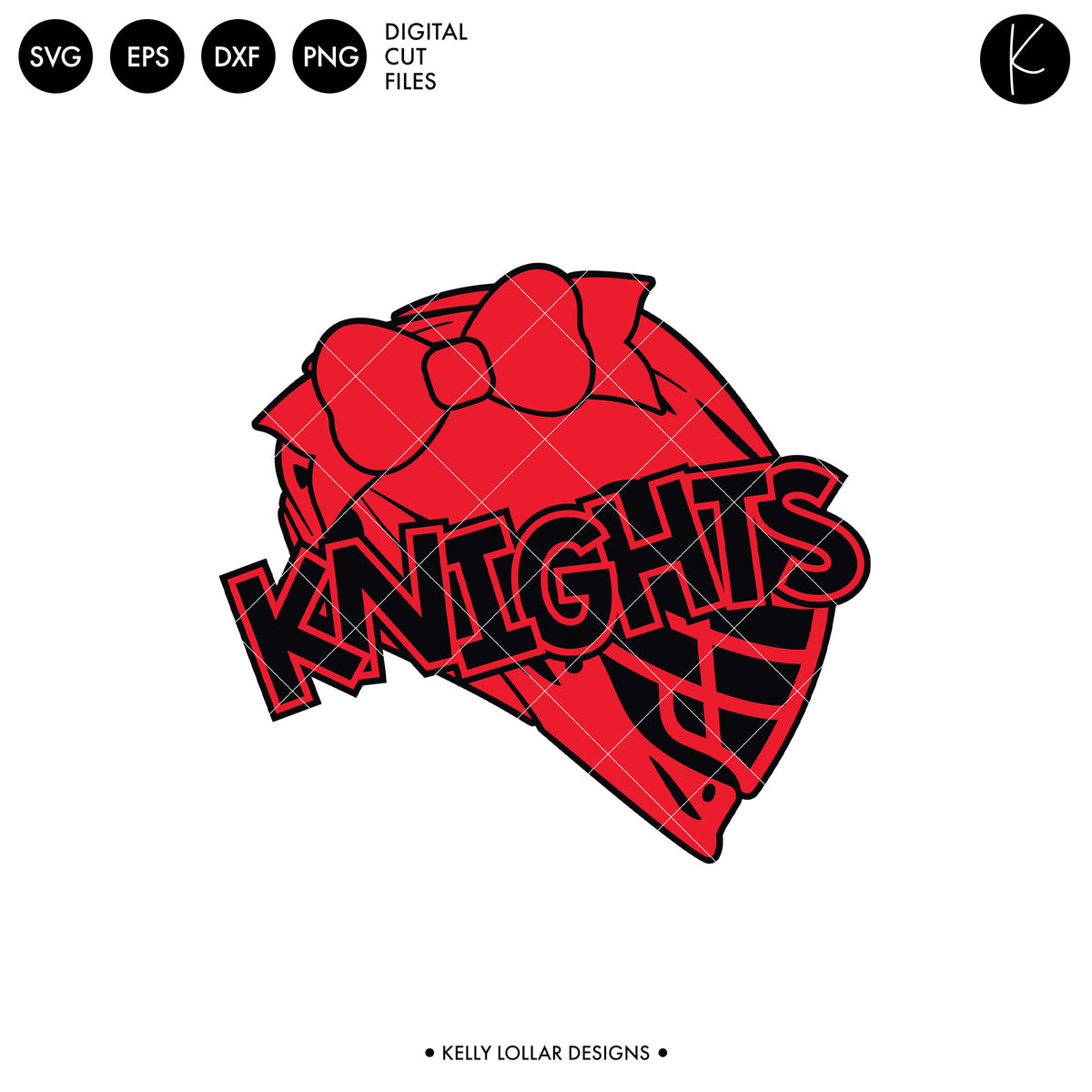 Knights Lacrosse Bundle | SVG DXF EPS PNG Cut Files