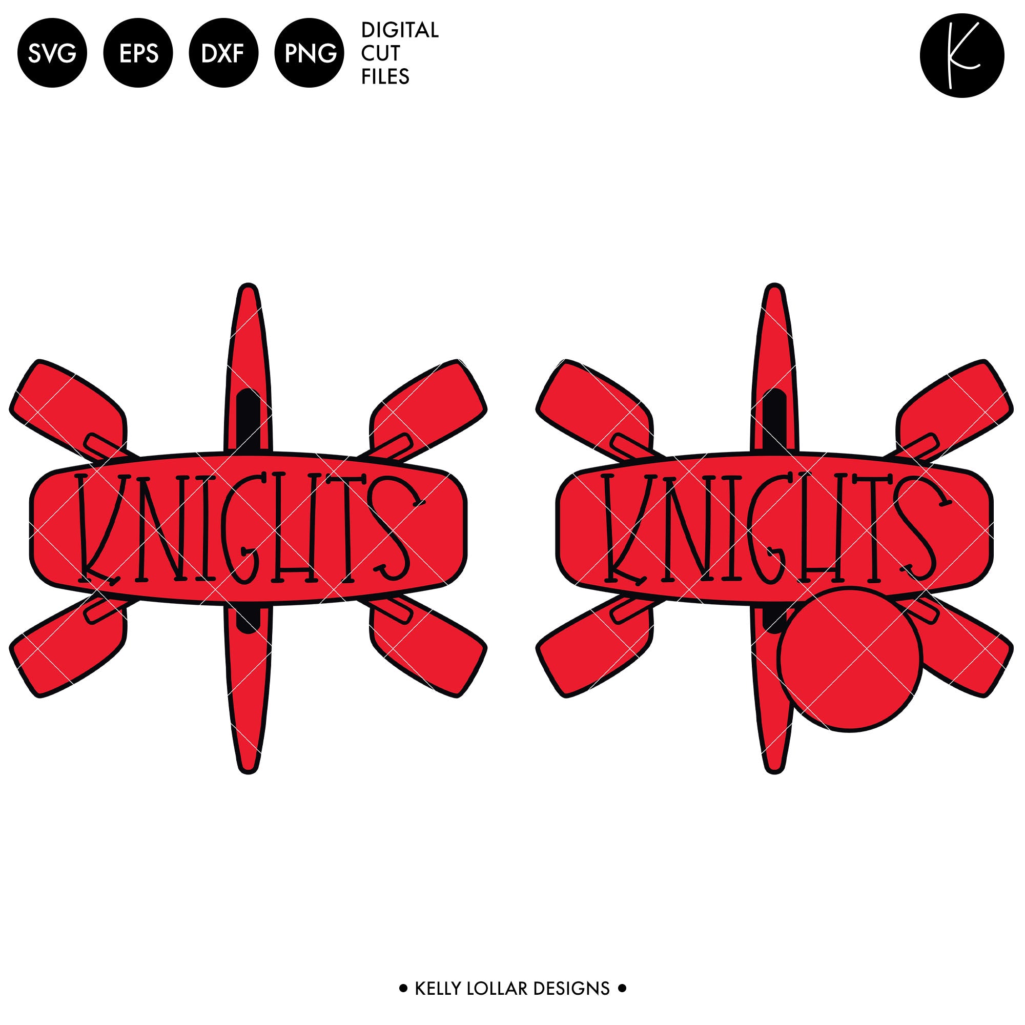 Knights Rowing Crew Bundle | SVG DXF EPS PNG Cut Files - Kelly Lollar ...