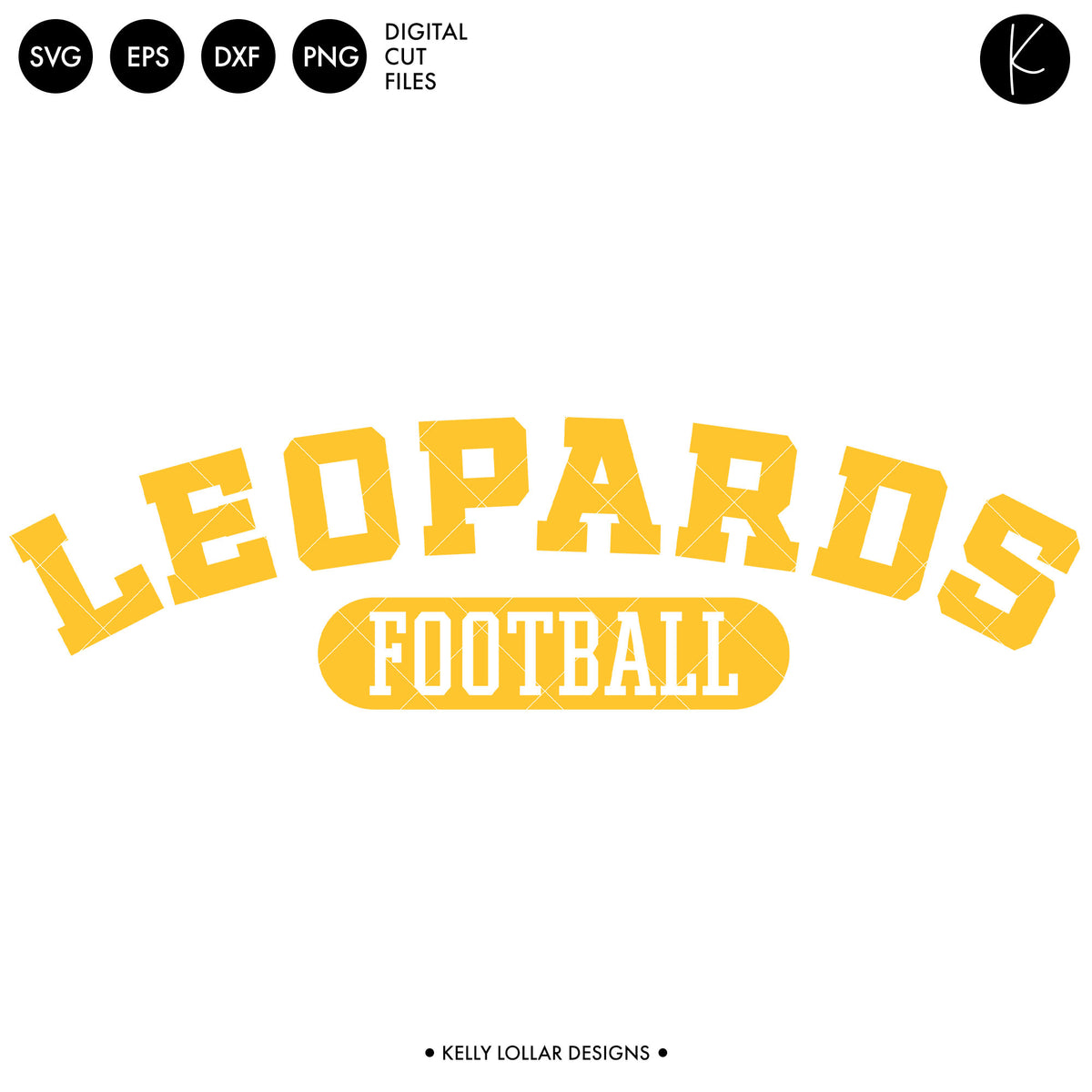 Leopards Soccer and Football Bundle | SVG DXF EPS PNG Cut Files