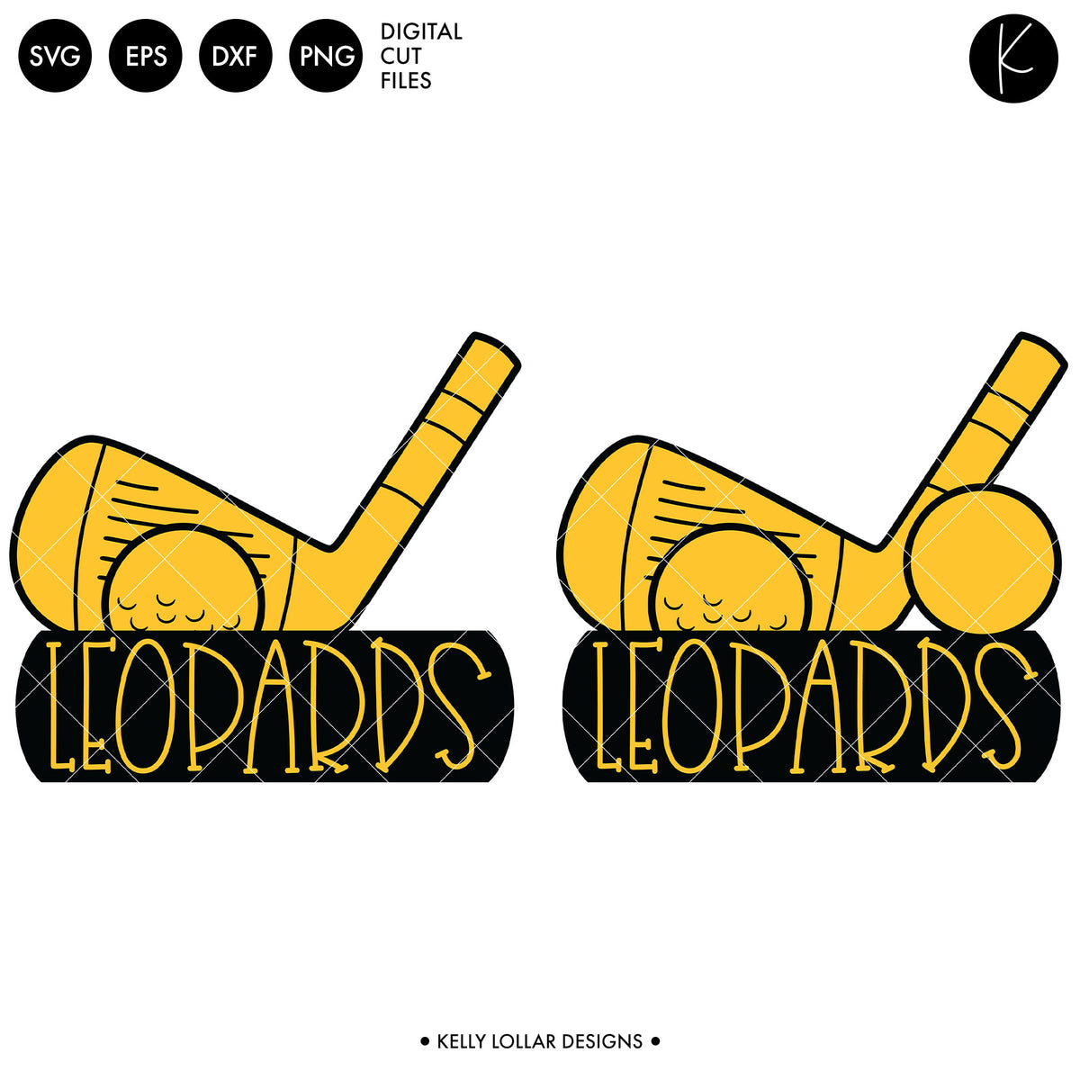 Leopards Golf Bundle | SVG DXF EPS PNG Cut Files