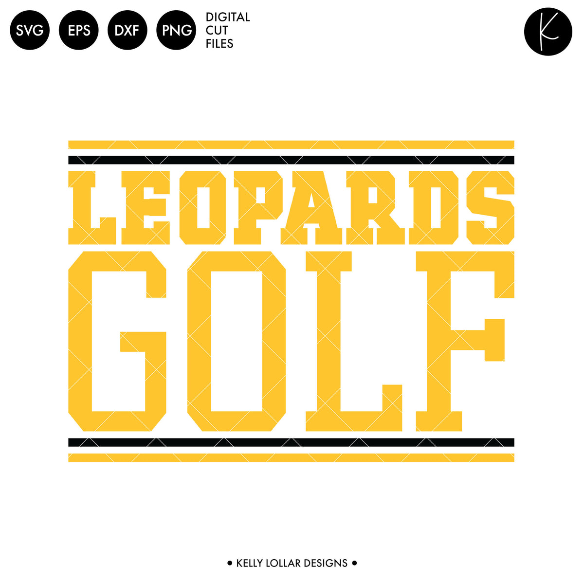 Leopards Golf Bundle | SVG DXF EPS PNG Cut Files
