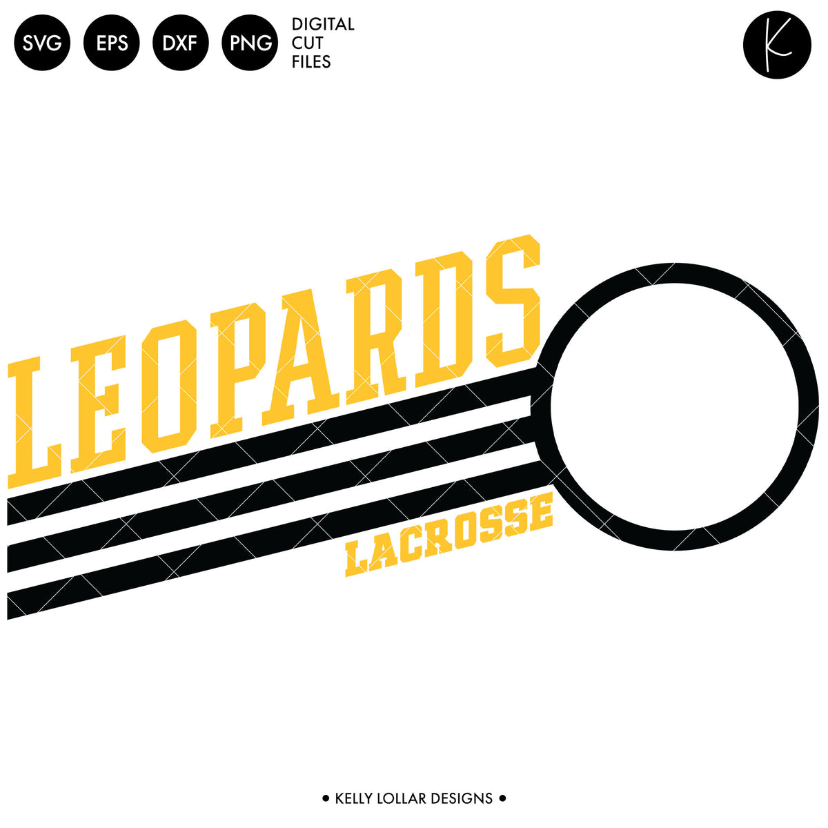 Leopards Lacrosse Bundle | SVG DXF EPS PNG Cut Files