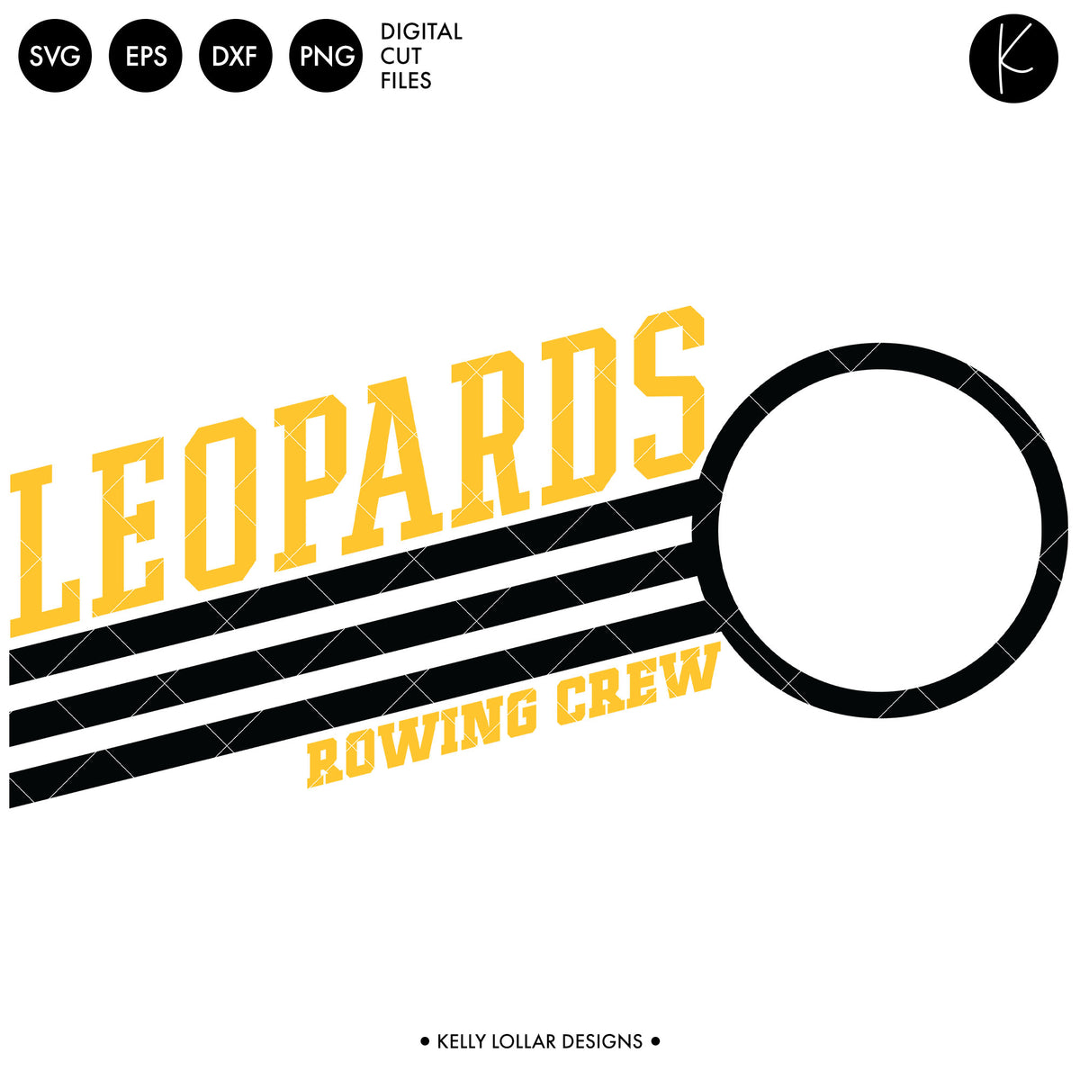 Leopards Rowing Crew Bundle | SVG DXF EPS PNG Cut Files