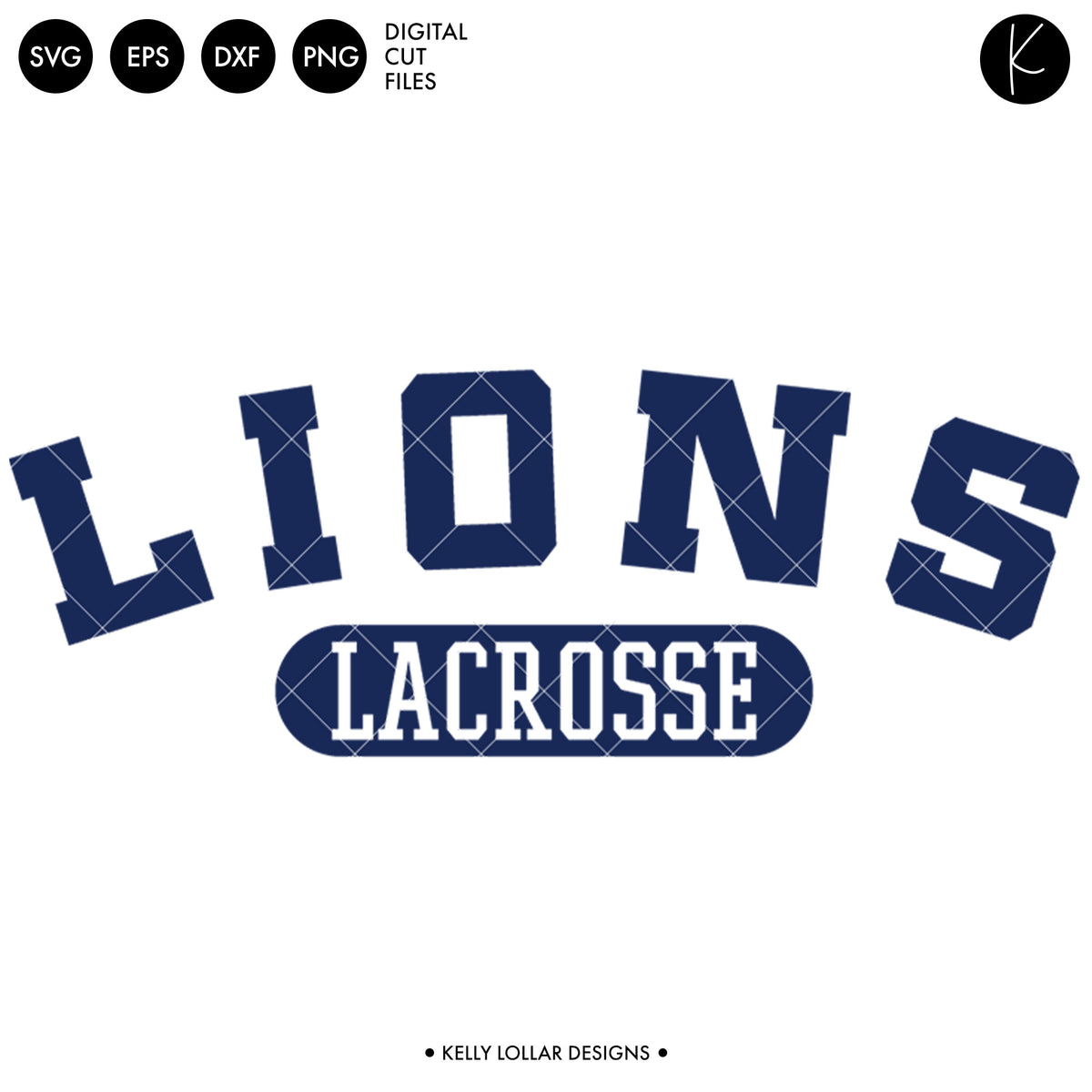 Lions Lacrosse Bundle | SVG DXF EPS PNG Cut Files