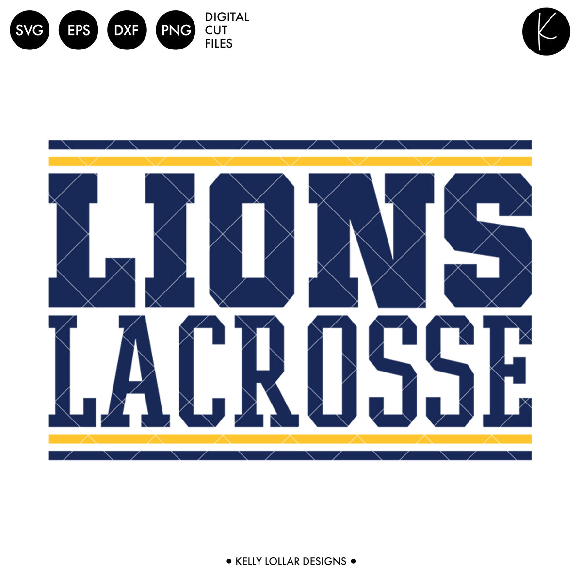 Lions Lacrosse Bundle | SVG DXF EPS PNG Cut Files