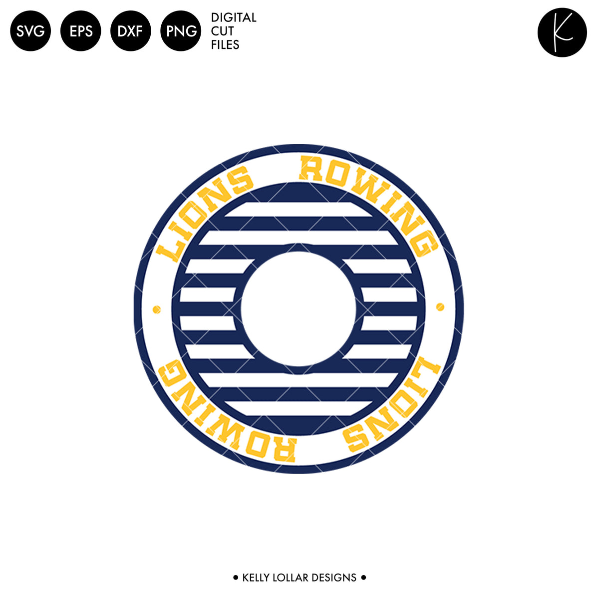 Lions Rowing Crew Bundle | SVG DXF EPS PNG Cut Files