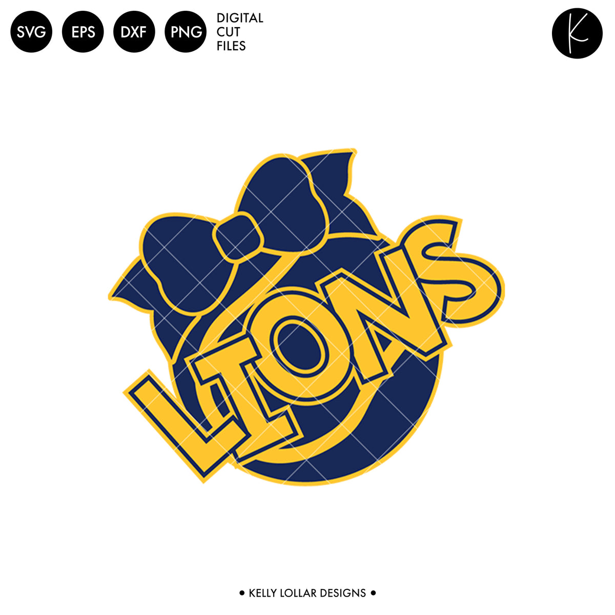 Lions Tennis Bundle | SVG DXF EPS PNG Cut Files