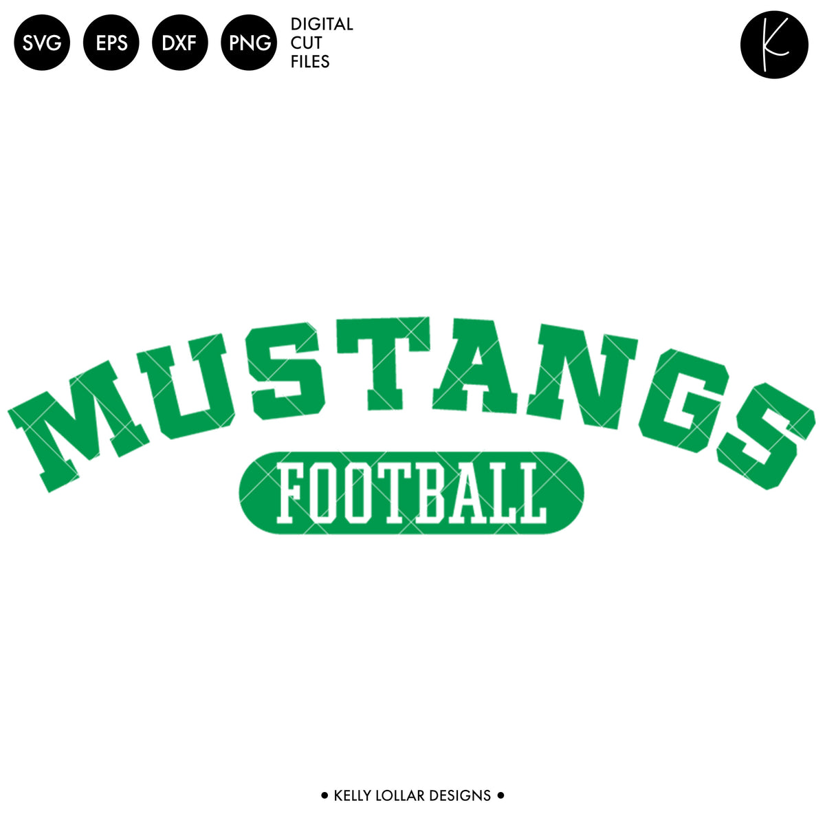 Mustangs Soccer and Football Bundle | SVG DXF EPS PNG Cut Files