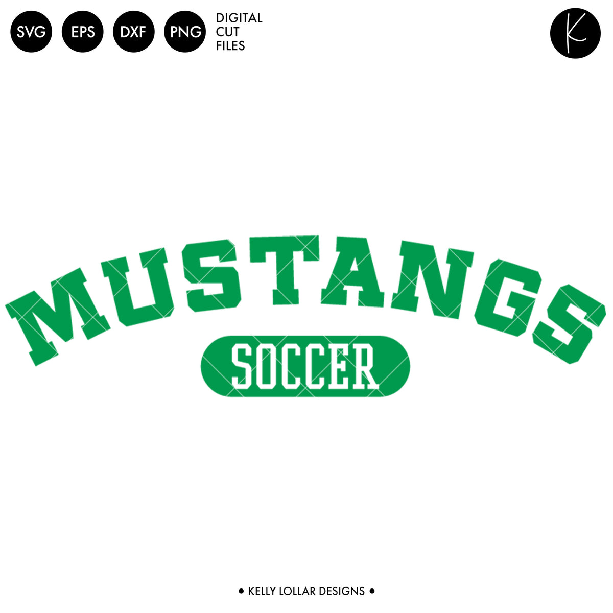 Mustangs Soccer and Football Bundle | SVG DXF EPS PNG Cut Files