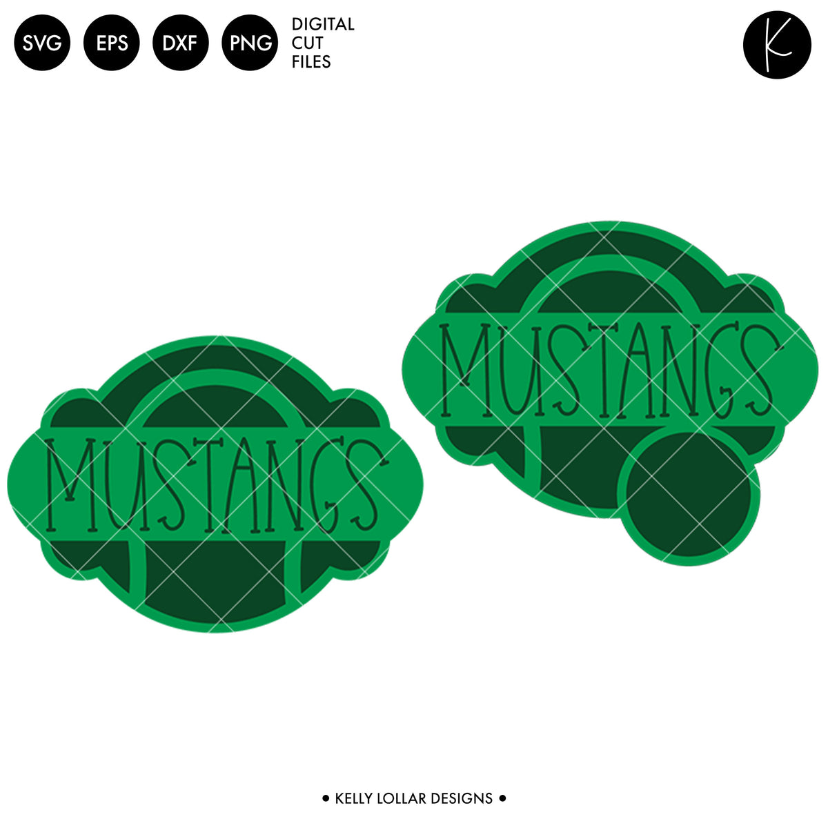 Mustangs Tennis Bundle | SVG DXF EPS PNG Cut Files