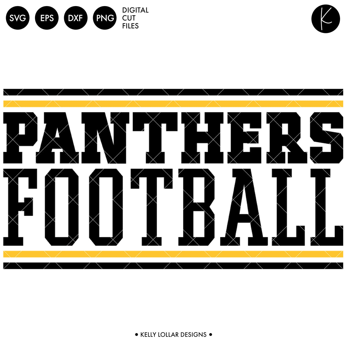 Panthers Soccer and Football Bundle | SVG DXF EPS PNG Cut Files