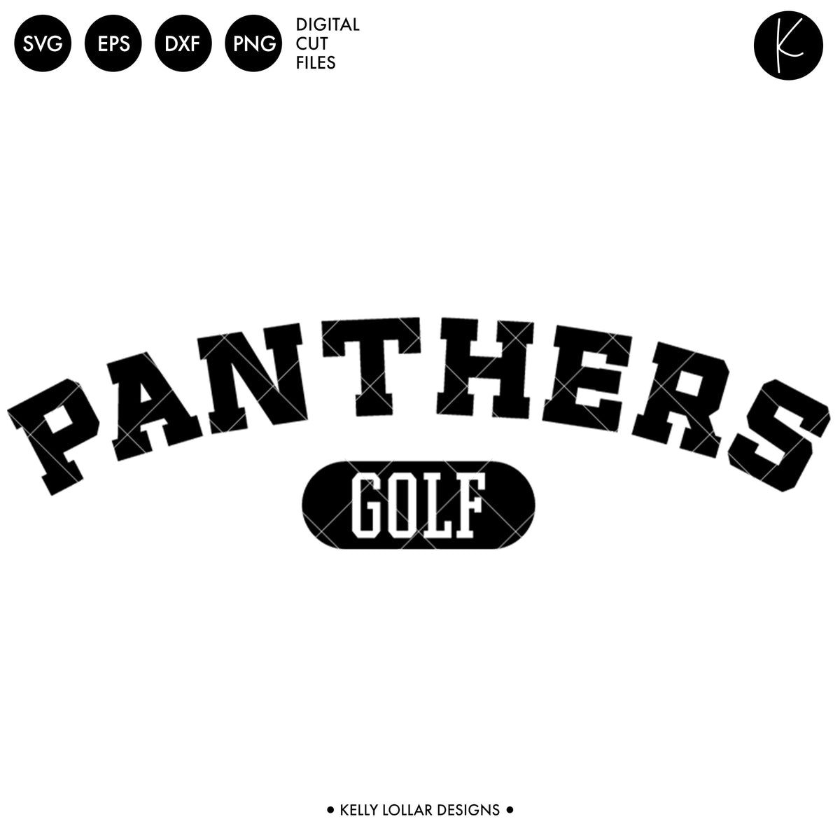 Panthers Golf Bundle | SVG DXF EPS PNG Cut Files