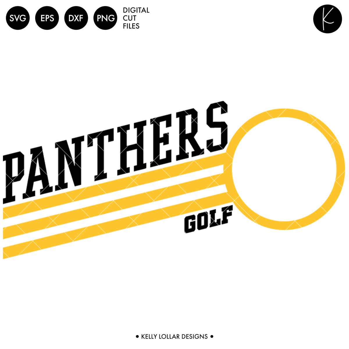 Panthers Golf Bundle | SVG DXF EPS PNG Cut Files