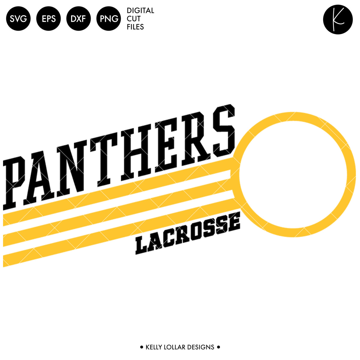 Panthers Lacrosse Bundle | SVG DXF EPS PNG Cut Files