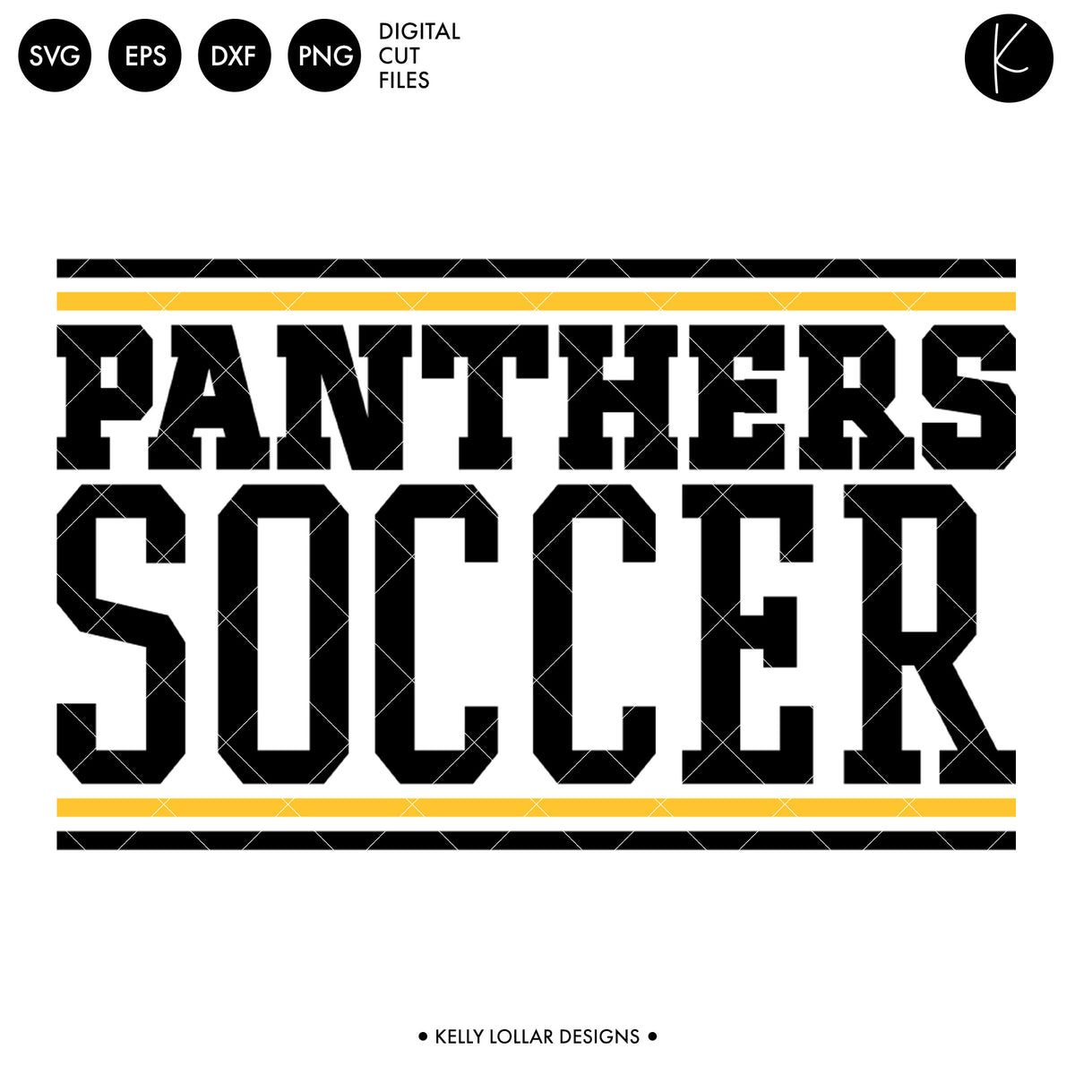 Panthers Soccer and Football Bundle | SVG DXF EPS PNG Cut Files