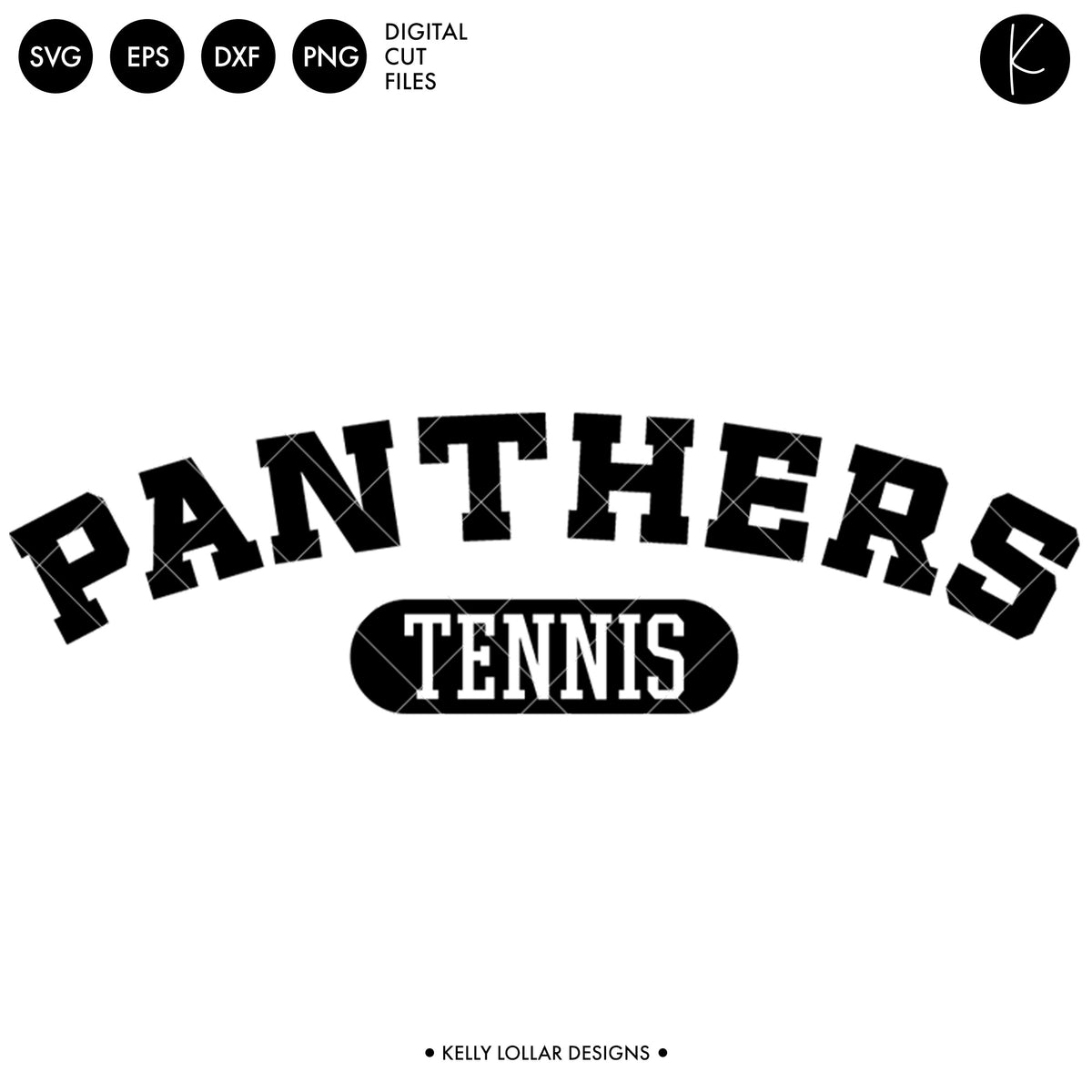 Panthers Tennis Bundle | SVG DXF EPS PNG Cut Files