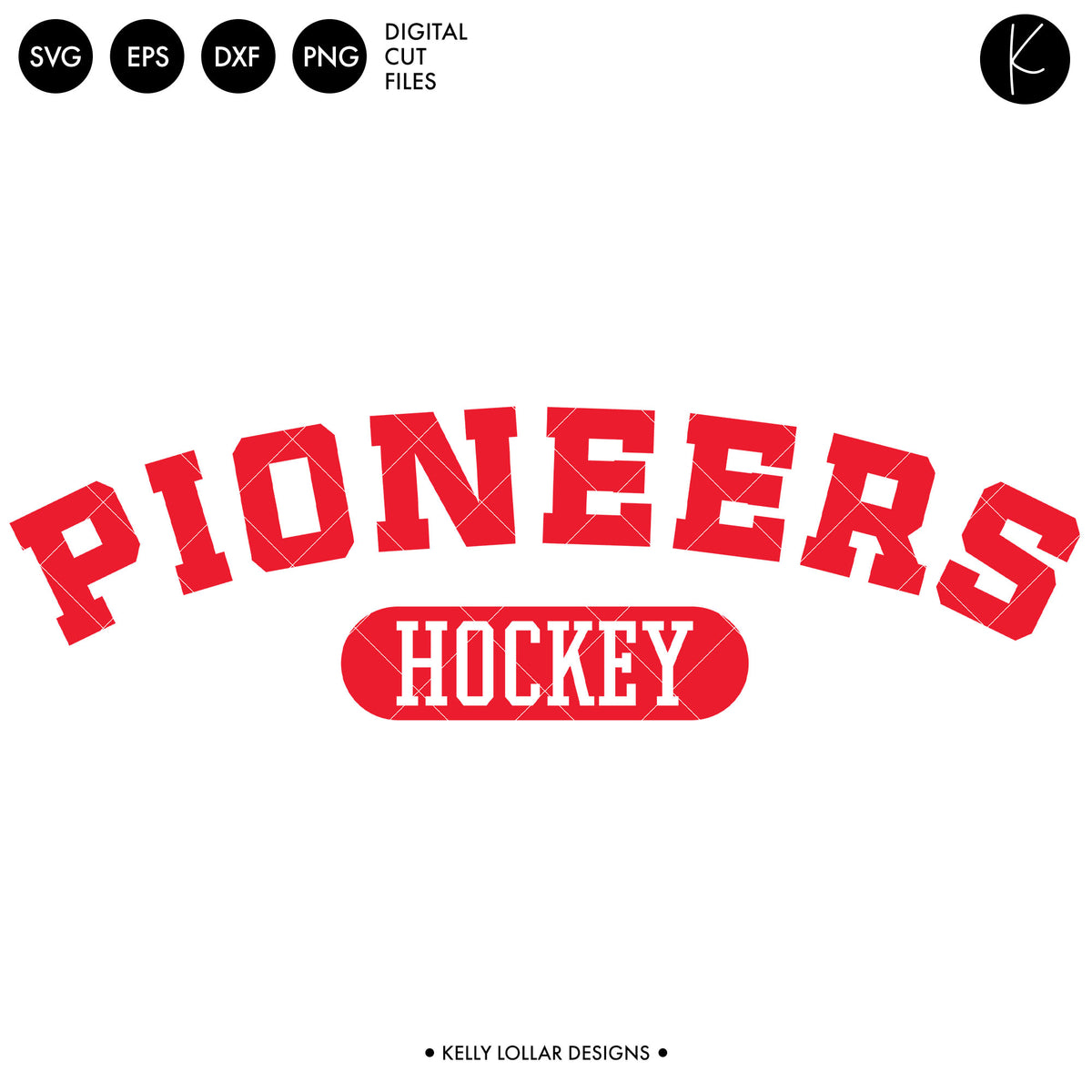 Pioneers Hockey Bundle | SVG DXF EPS PNG Cut Files