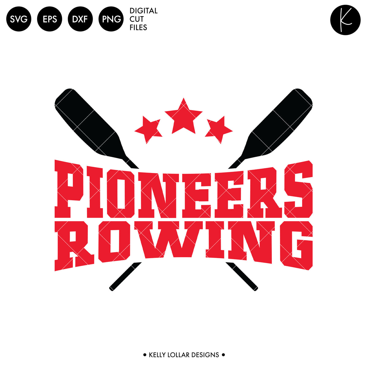 Pioneers Rowing Crew Bundle | SVG DXF EPS PNG Cut Files