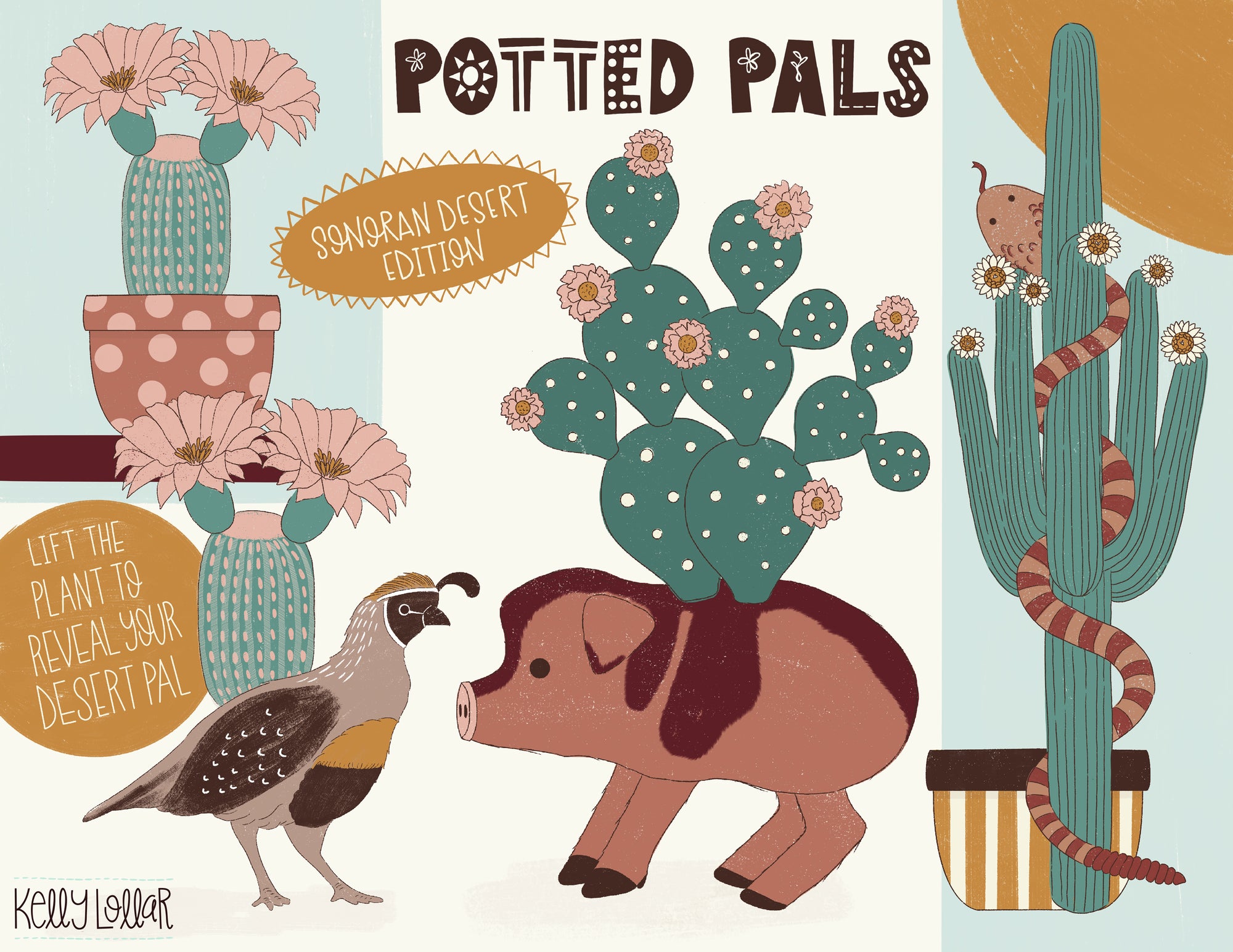 MATS My Toy Pitch Desert Animal and Plant Combo Plush Concept by Kelly Lollar