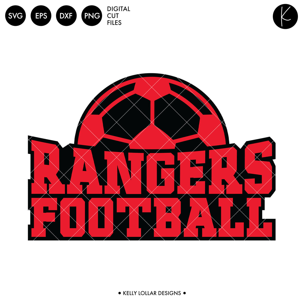 Rangers Soccer and Football Bundle | SVG DXF EPS PNG Cut Files