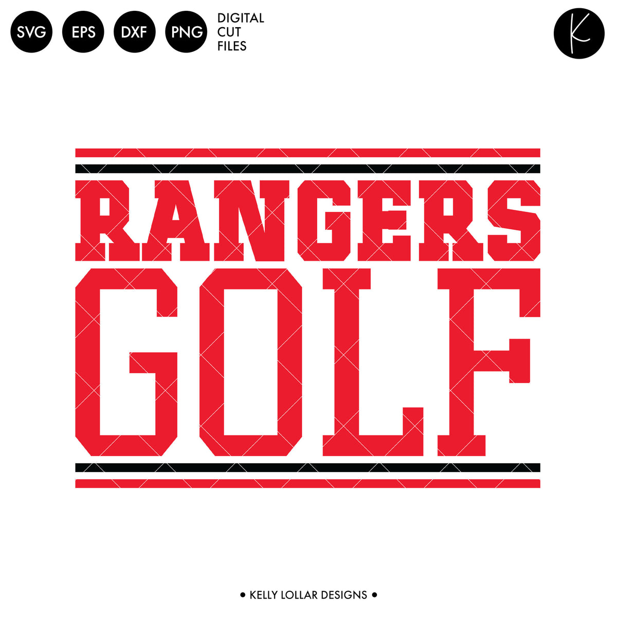 Rangers Golf Bundle | SVG DXF EPS PNG Cut Files