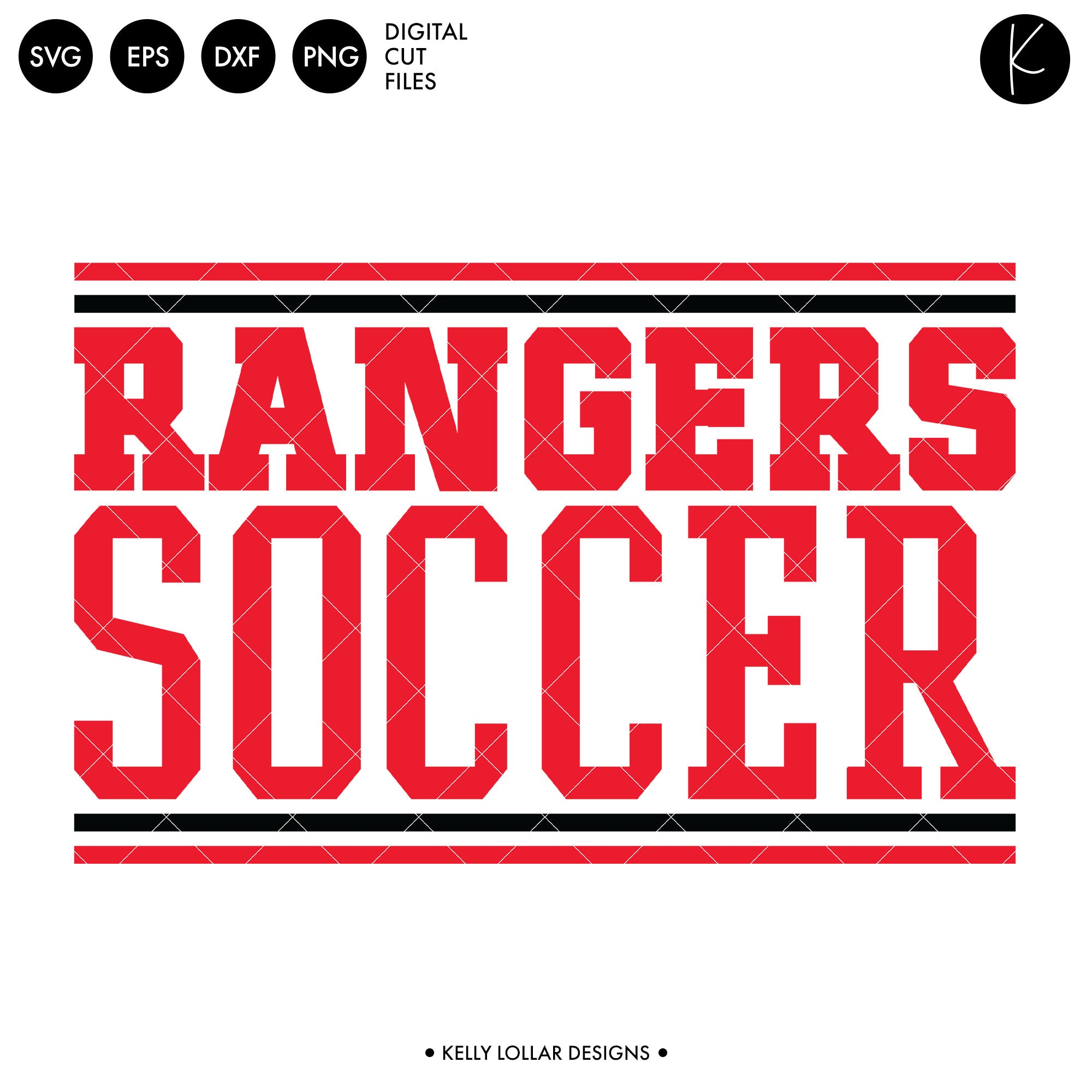 Rangers Soccer and Football Bundle | SVG DXF EPS PNG Cut Files - Kelly ...