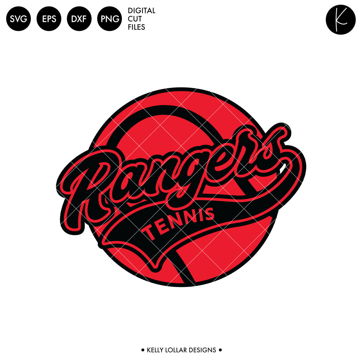 Rangers Tennis Bundle | SVG DXF EPS PNG Cut Files