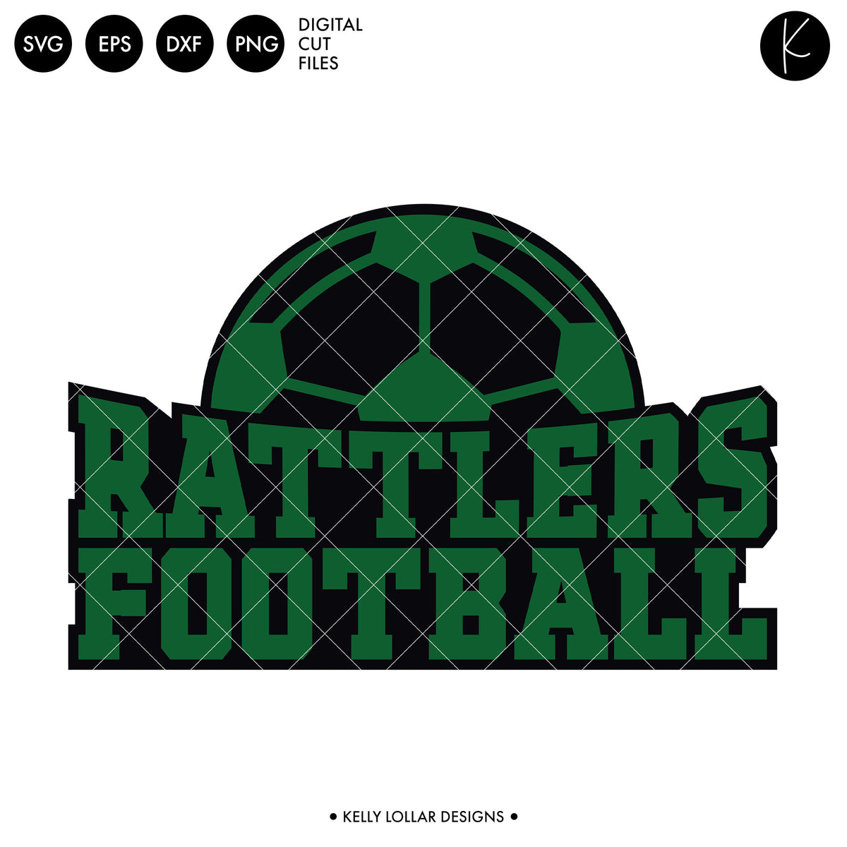 Rattlers Soccer and Football Bundle | SVG DXF EPS PNG Cut Files