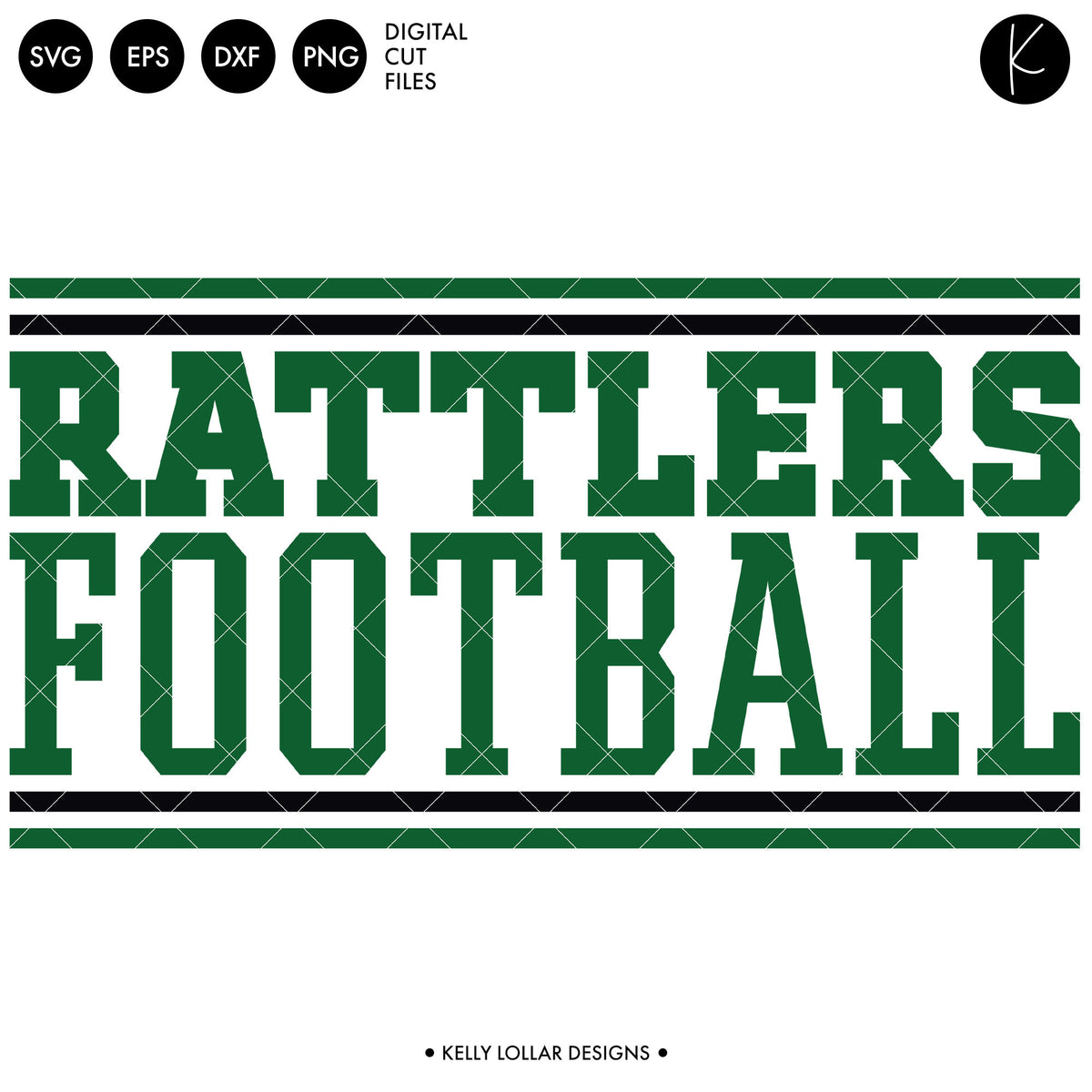 Rattlers Soccer and Football Bundle | SVG DXF EPS PNG Cut Files
