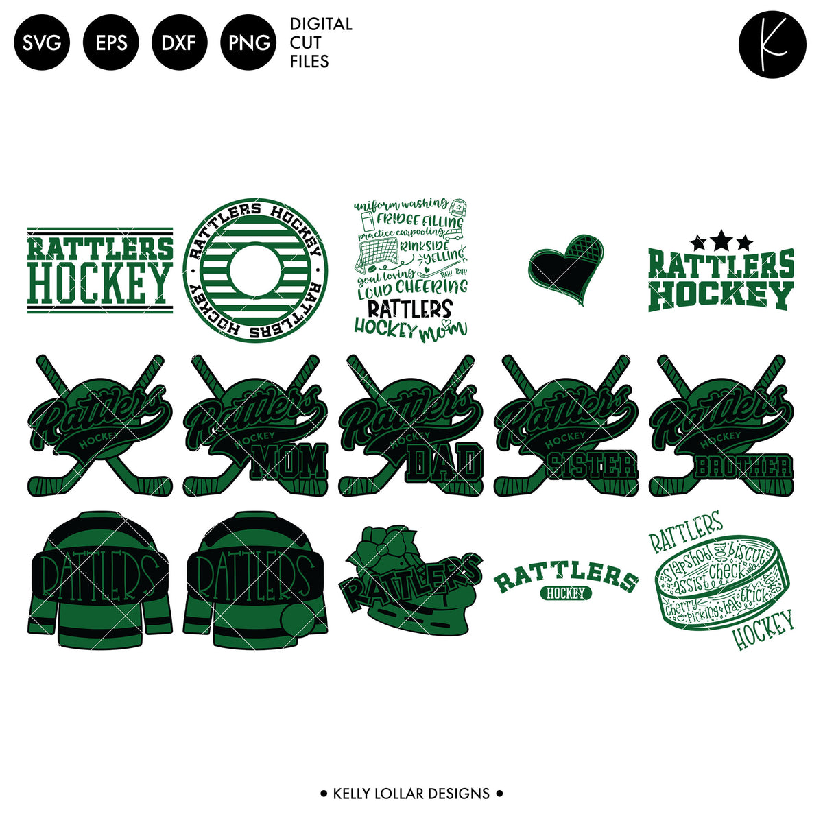 Rattlers Everything Spirit Bundle | SVG DXF EPS PNG Cut Files