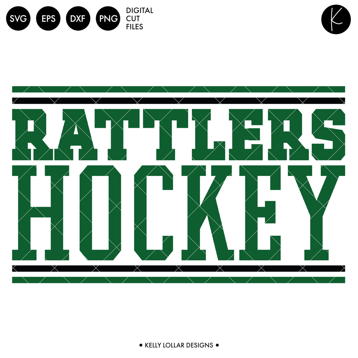 Rattlers Hockey Bundle | SVG DXF EPS PNG Cut Files