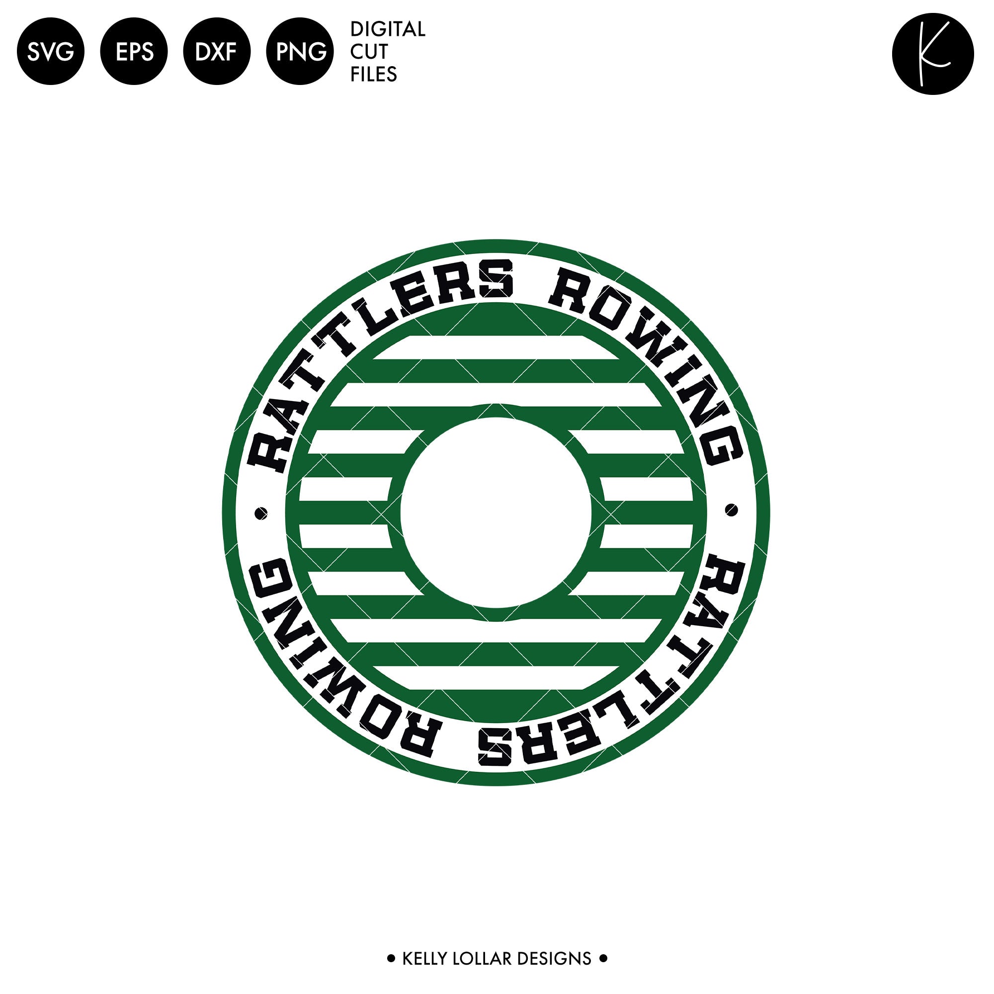 Monogram Rattler Rattlers Rowing Crew Bundle | SVG DXF EPS PNG Cut Files - Kelly Lollar ...