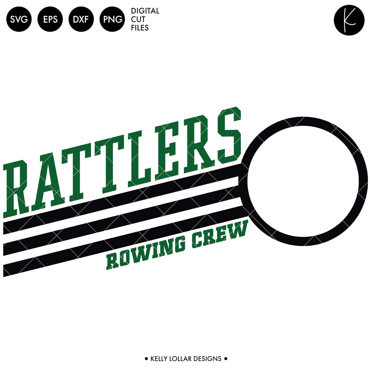 Rattlers Rowing Crew Bundle | SVG DXF EPS PNG Cut Files