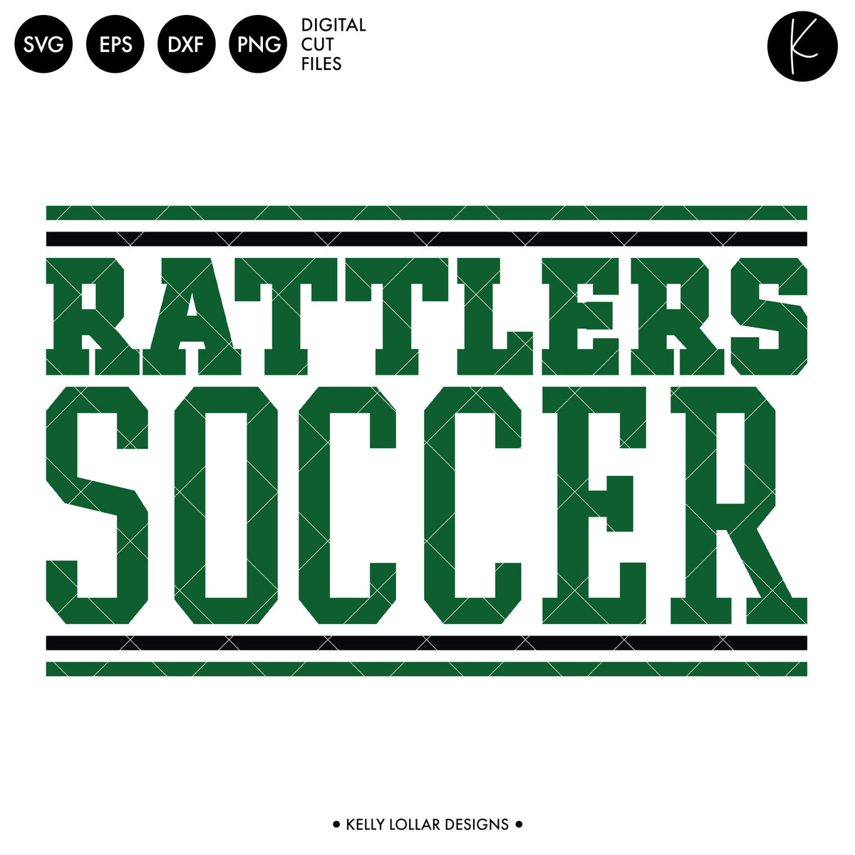 Rattlers Soccer and Football Bundle | SVG DXF EPS PNG Cut Files