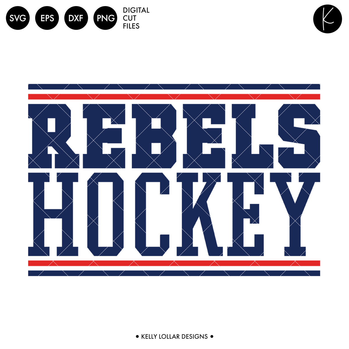 Rebels Hockey Bundle | SVG DXF EPS PNG Cut Files