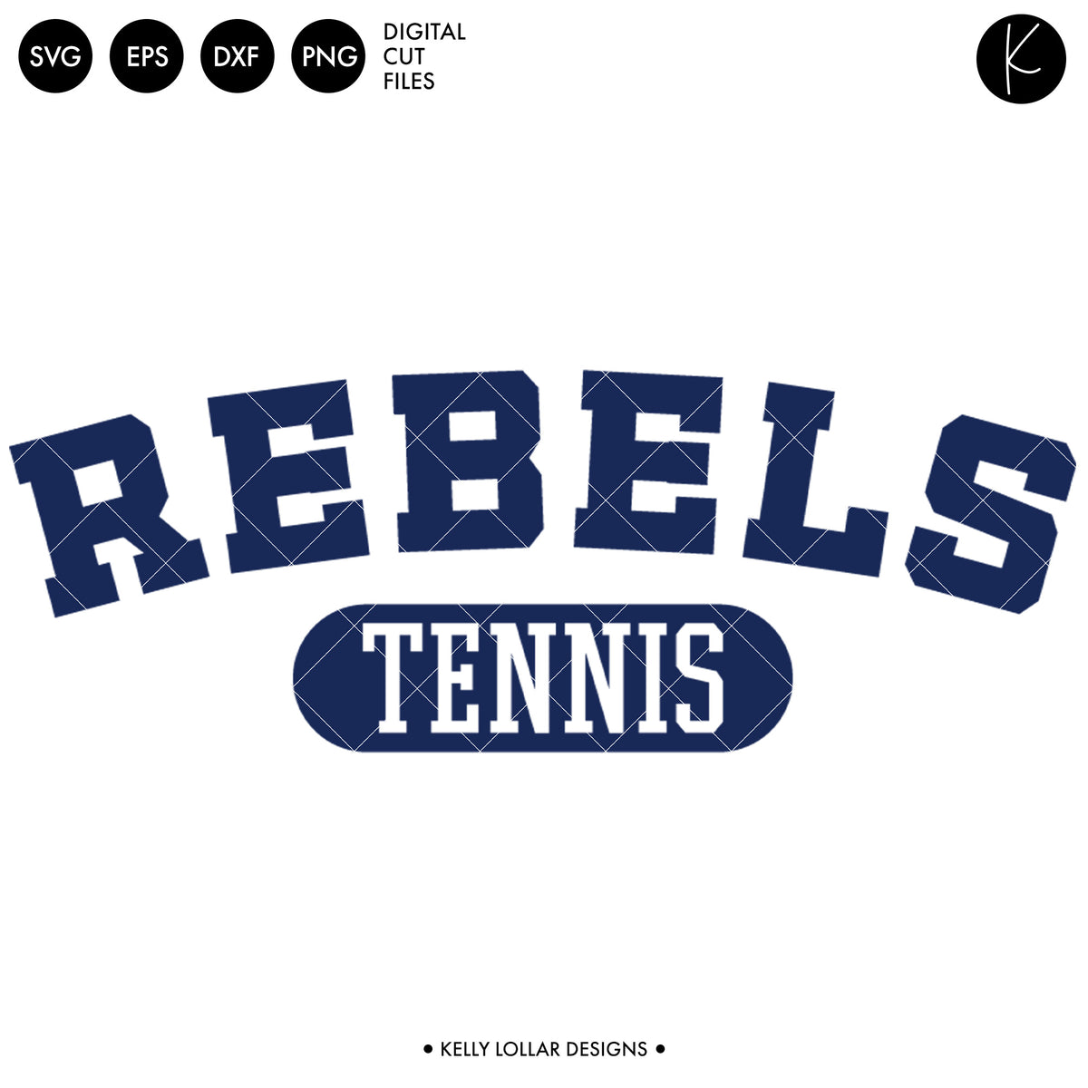 Rebels Tennis Bundle | SVG DXF EPS PNG Cut Files