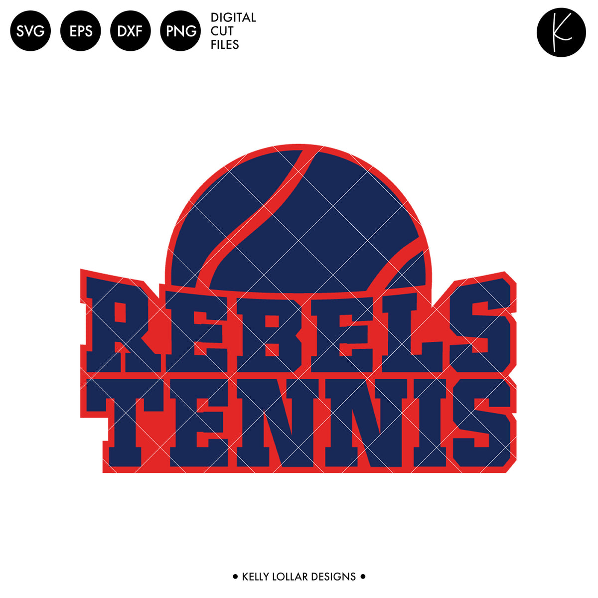 Rebels Tennis Bundle | SVG DXF EPS PNG Cut Files