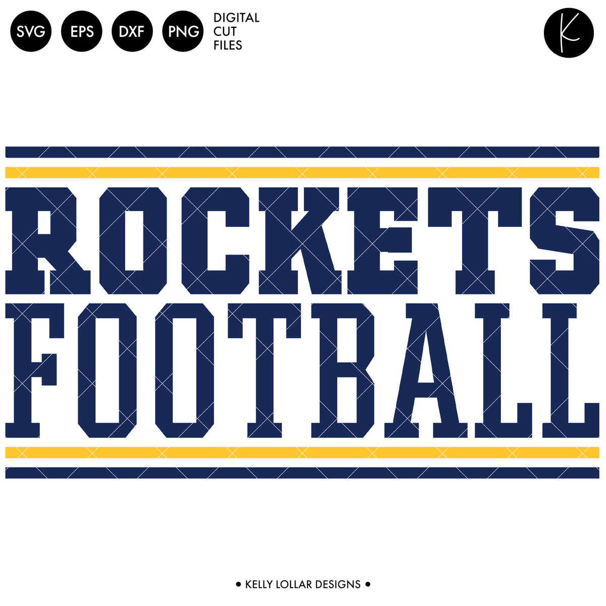 Rockets Soccer and Football Bundle | SVG DXF EPS PNG Cut Files