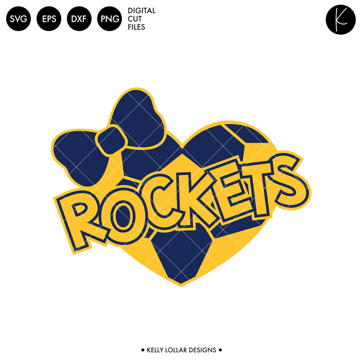 Rockets Soccer and Football Bundle | SVG DXF EPS PNG Cut Files