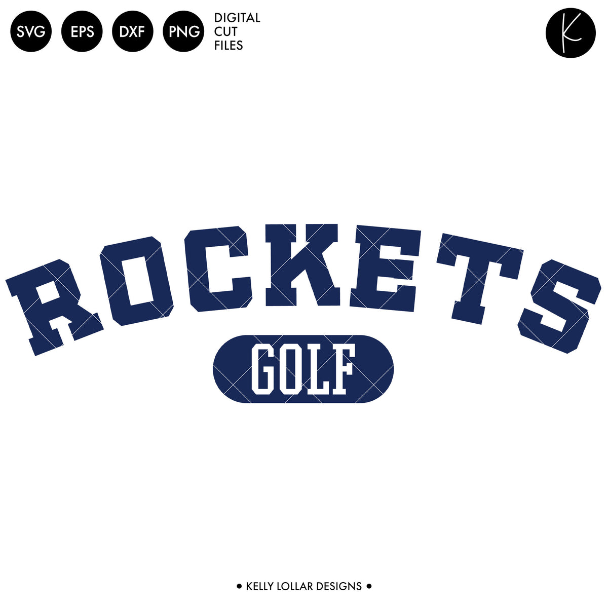 Rockets Golf Bundle | SVG DXF EPS PNG Cut Files