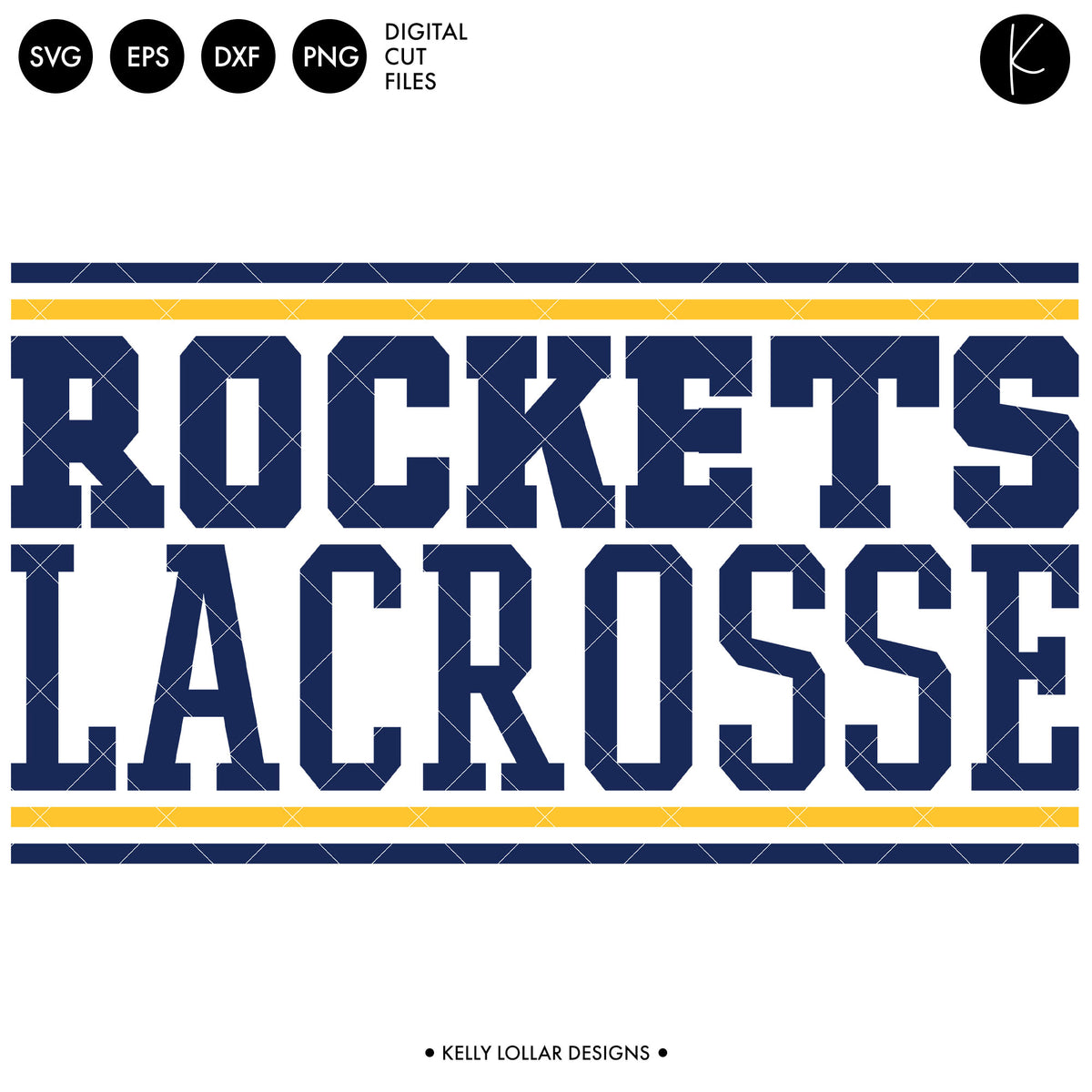 Rockets Lacrosse Bundle | SVG DXF EPS PNG Cut Files