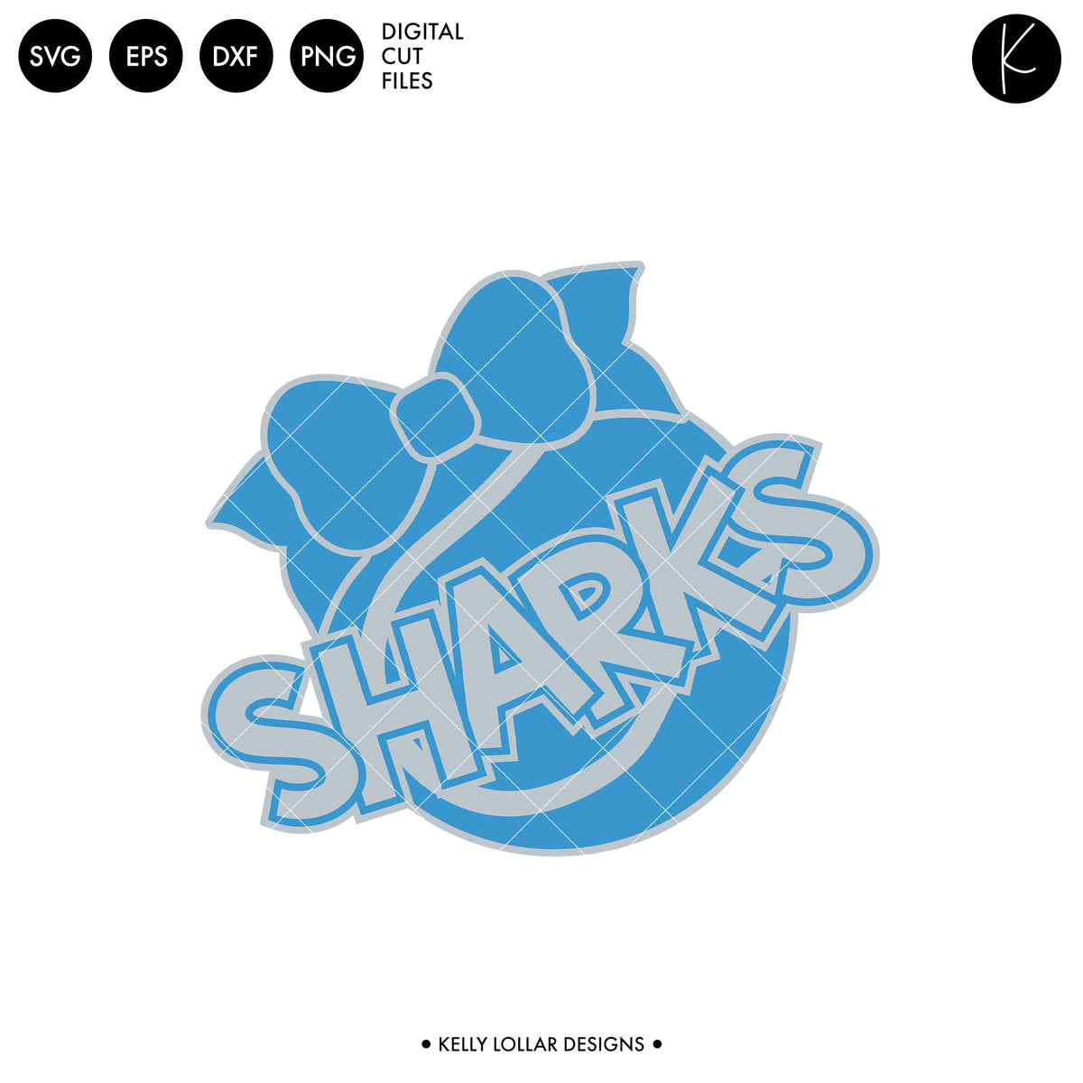 Sharks Tennis Bundle | SVG DXF EPS PNG Cut Files