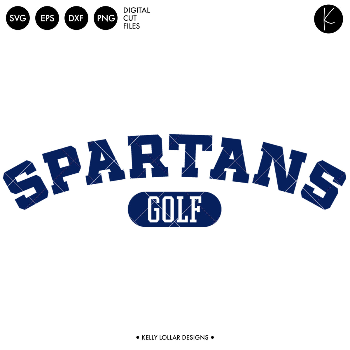 Spartans Golf Bundle | SVG DXF EPS PNG Cut Files